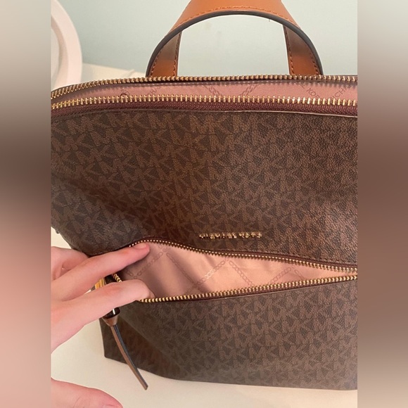 Michael Kors Rhea Medium Slim Logo Backpack - Picture 13 of 16